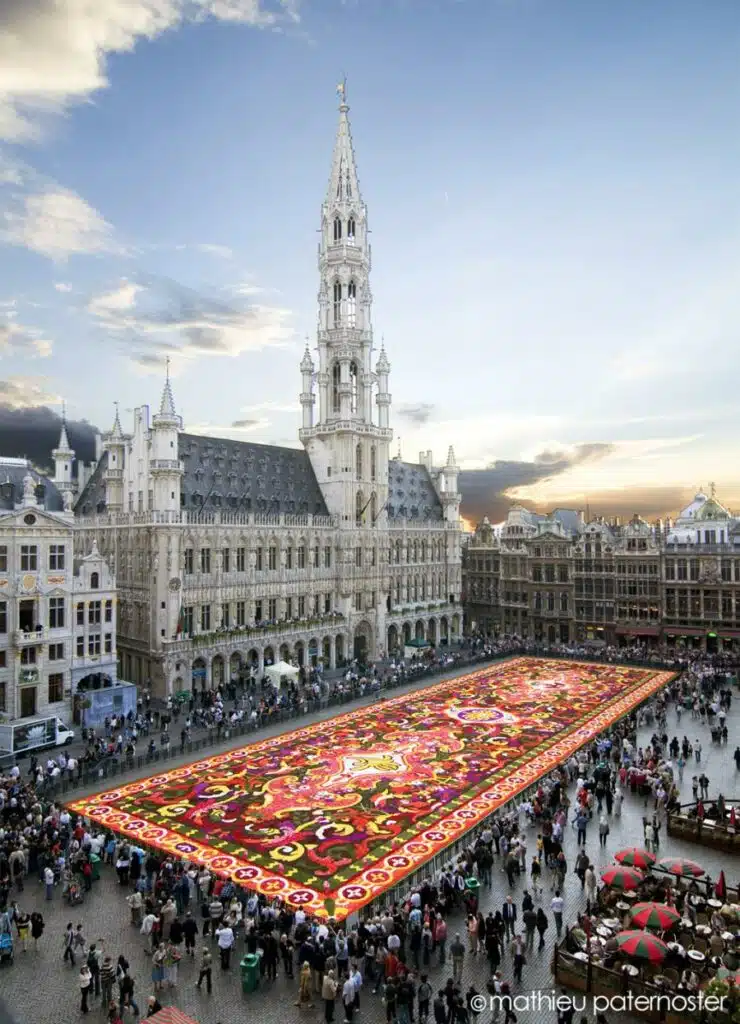 tapis de fleur